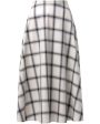 Black Chalk Tartan Check Shelly Midi Skirt Supply