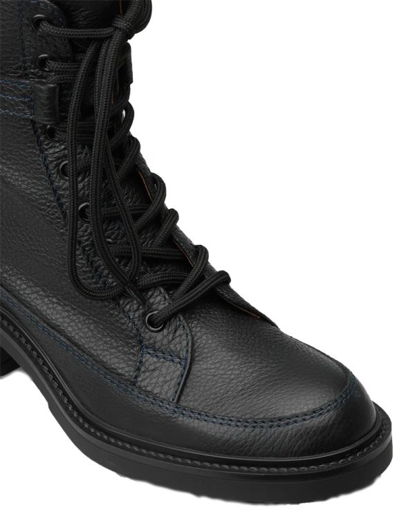 Black Darryl Lace Up Ankle Boot Fashion