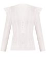 Ivory Kirka Henley Knit Top on Sale