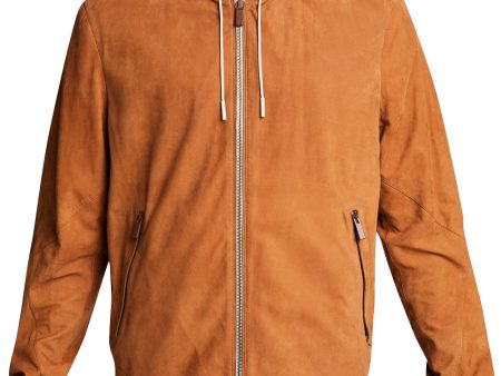 Vicuna Reversible Nubuck Hooded Jacket Supply