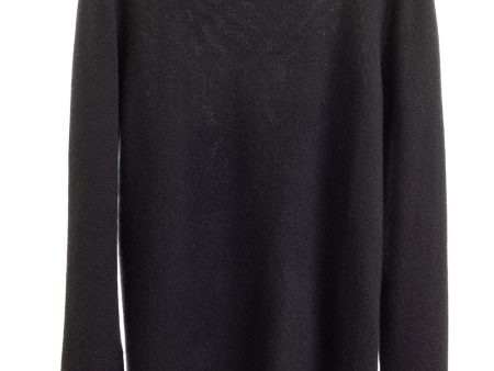 Black Cozy Lux Crewneck Sweater Online Hot Sale