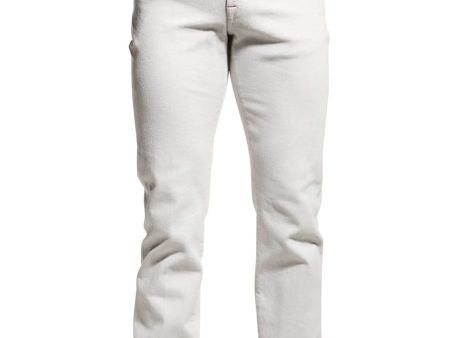 5 Pocket Slim Fit Denim in Light Khaki Fashion