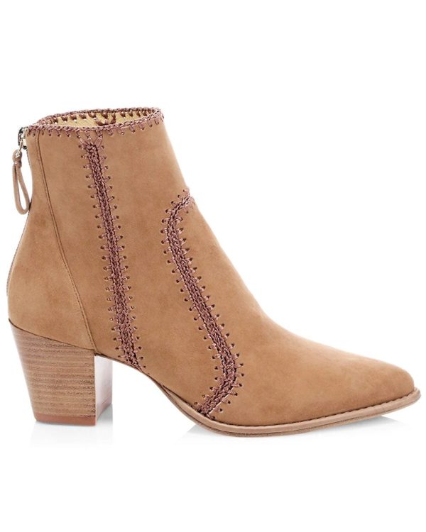 Benta Suede Bootie in Tan Supply