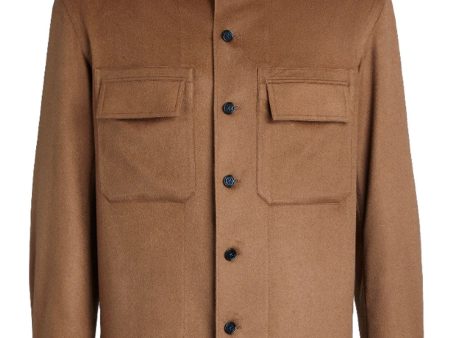 Vicuna Cashmere Overshirt For Discount