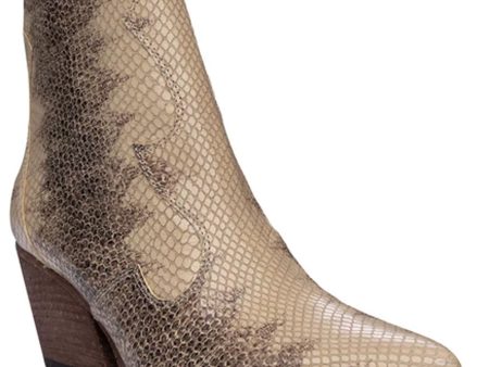 Snake Skin Lasso Bootie Discount