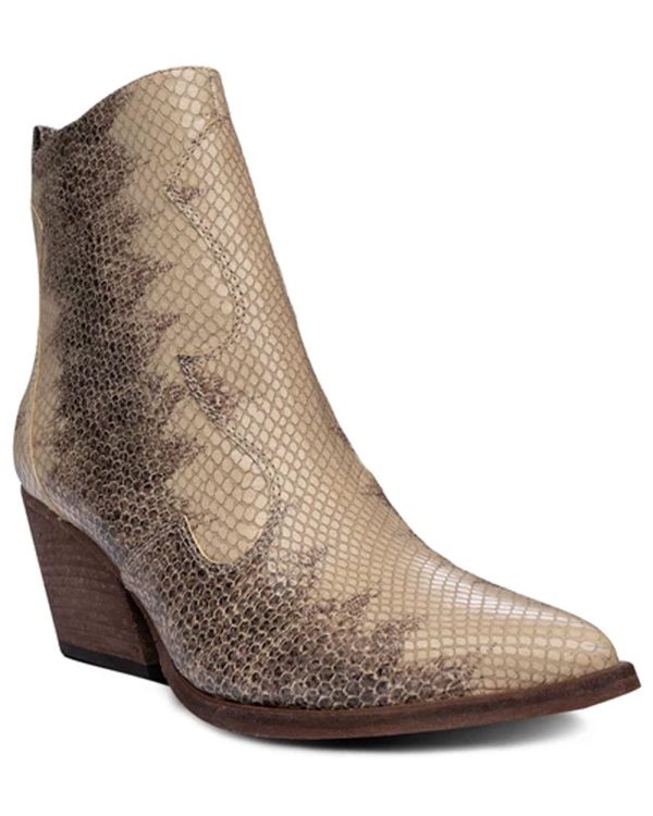 Snake Skin Lasso Bootie Discount