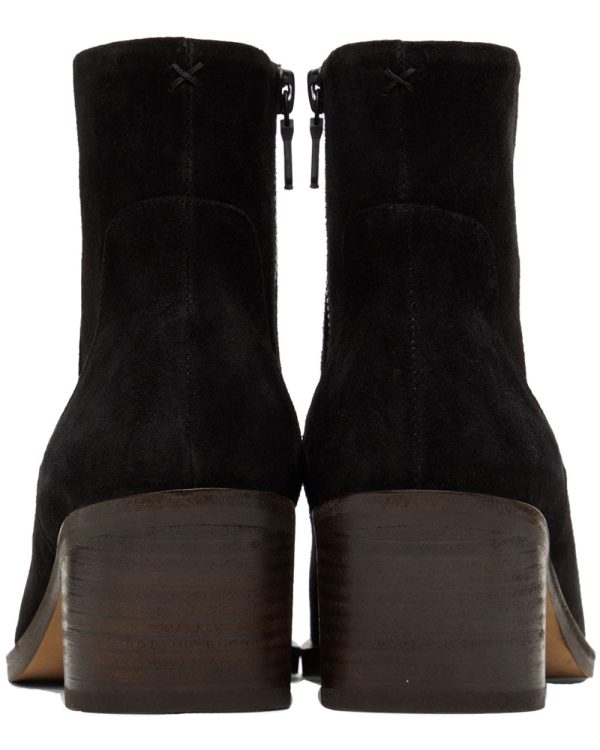 Axel Suede Bootie in Black Supply