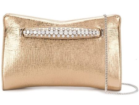 Venus Clutch in Gold For Cheap