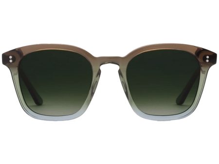 Prytania Sunglasses in Polarized Matcha and Pine Hot on Sale