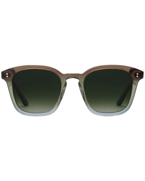 Prytania Sunglasses in Polarized Matcha and Pine Hot on Sale