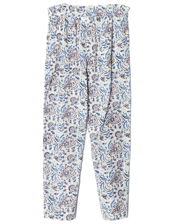 White Mosaic Tayler Pant For Sale