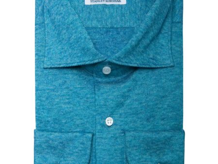 Turquoise Melange Jersey Lione Sportshirt Cheap