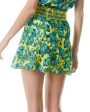 Beach Bliss Sunflower Gathered Aisha Mini Skirt For Discount