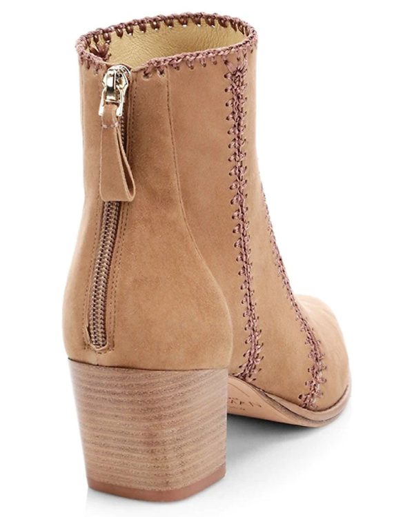 Benta Suede Bootie in Tan Supply