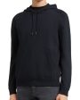 Cotton and Cashmere Hoodie in Black Discount