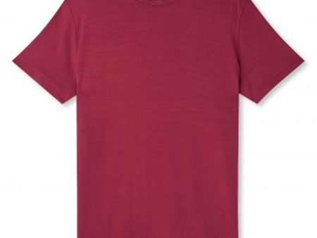 Basel 11 Micro Modal Stretch T-Shirt in Burgundy Fashion