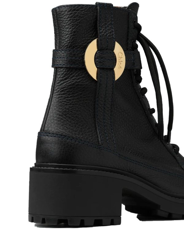 Black Darryl Lace Up Ankle Boot Fashion