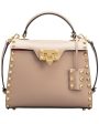 Alcove Rockstud Top Handle Bag in Rose Cannel Online Hot Sale