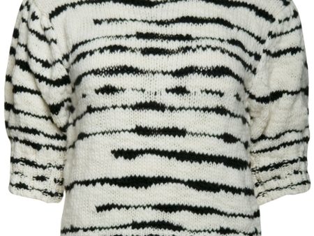 Zebra Stripe Hana Pullover Cheap